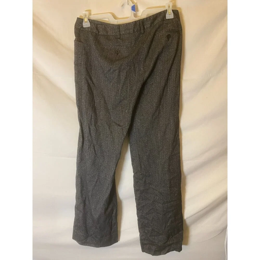 Michael Kors Women’s Scandi 10 gray Dress Pants Career missing button Medium M